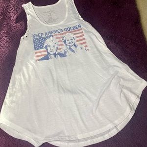 Keep America Golden Golden Girls tank top XS
